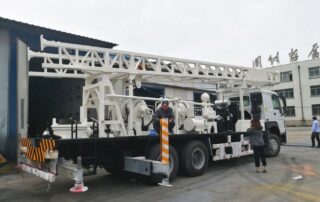 water well mounted drilling rig