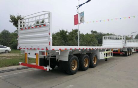 China manufacture 40 Feet   Flatbed Container Truck Semi Trailer 